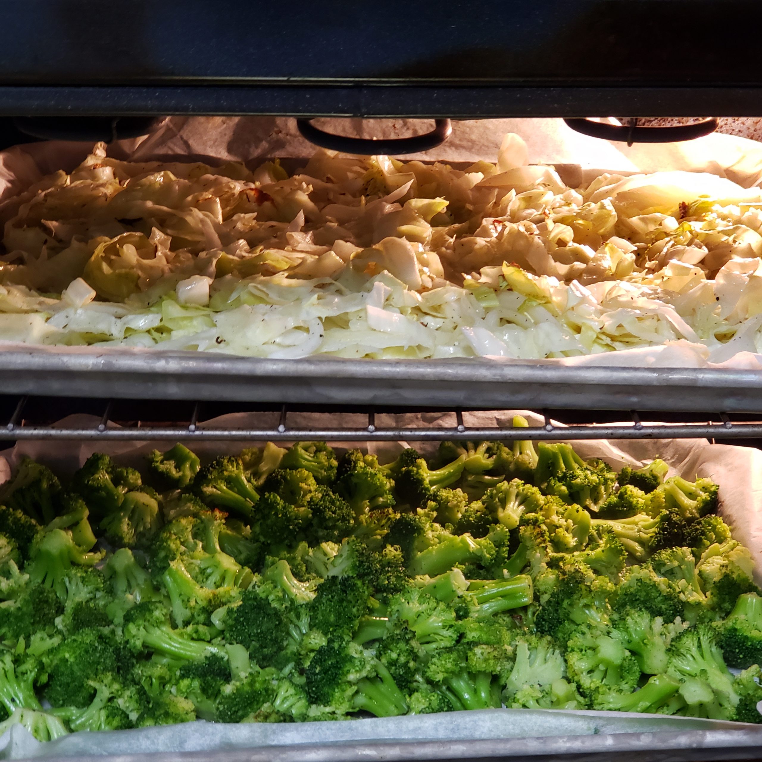 Cabbage & Broccoli for Beef Divan
