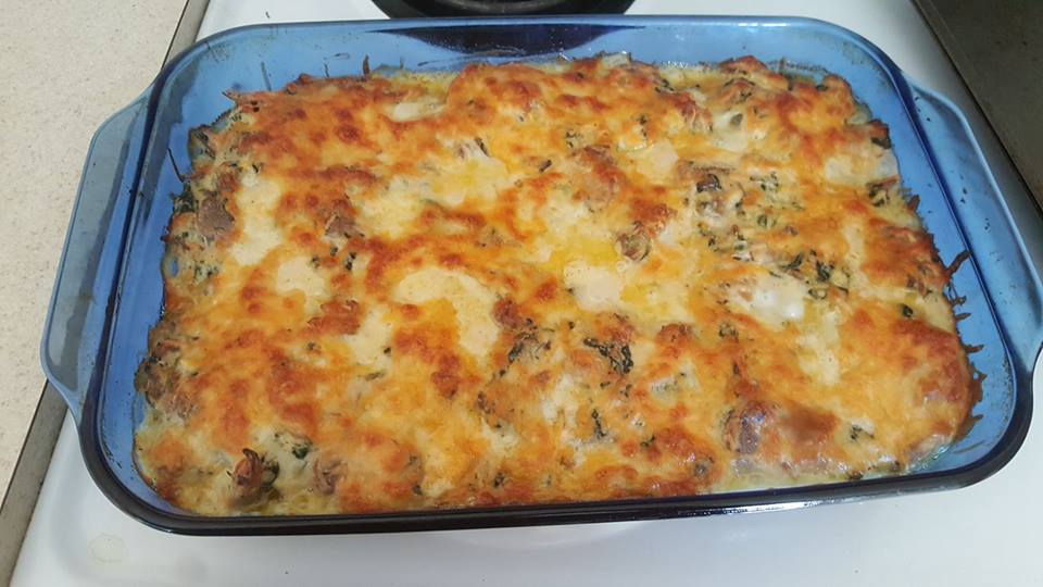 Unstuffed Mushroom Casserole -